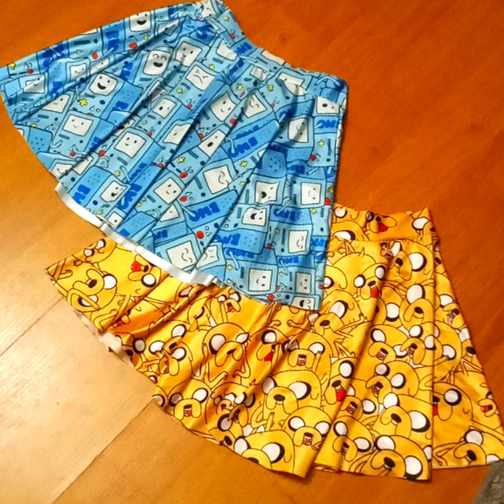 Adventure Time skirts